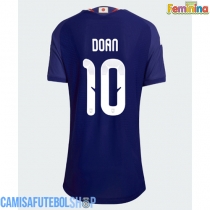 Camisa de time de futebol Japão Ritsu Doan #10 Replicas 1º Equipamento Feminina Mundo 2026 Manga Curta